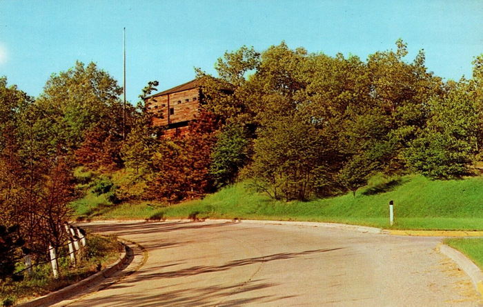 Muskegon State Park Blockhouse - Postcard (newer photo)